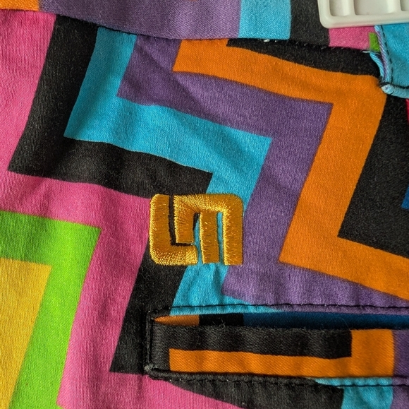 Loudmouth Colorful Zigzag Men's Shorts - Picture 4 of 4